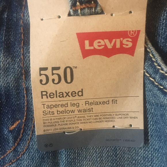 Levi's 550 Relaxed Fit Jeans 25x25 - Picture 5 of 8